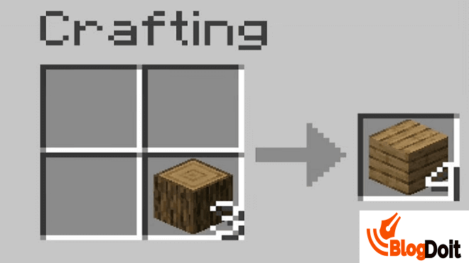 How to Craft Minecraft Furnace - Step 01